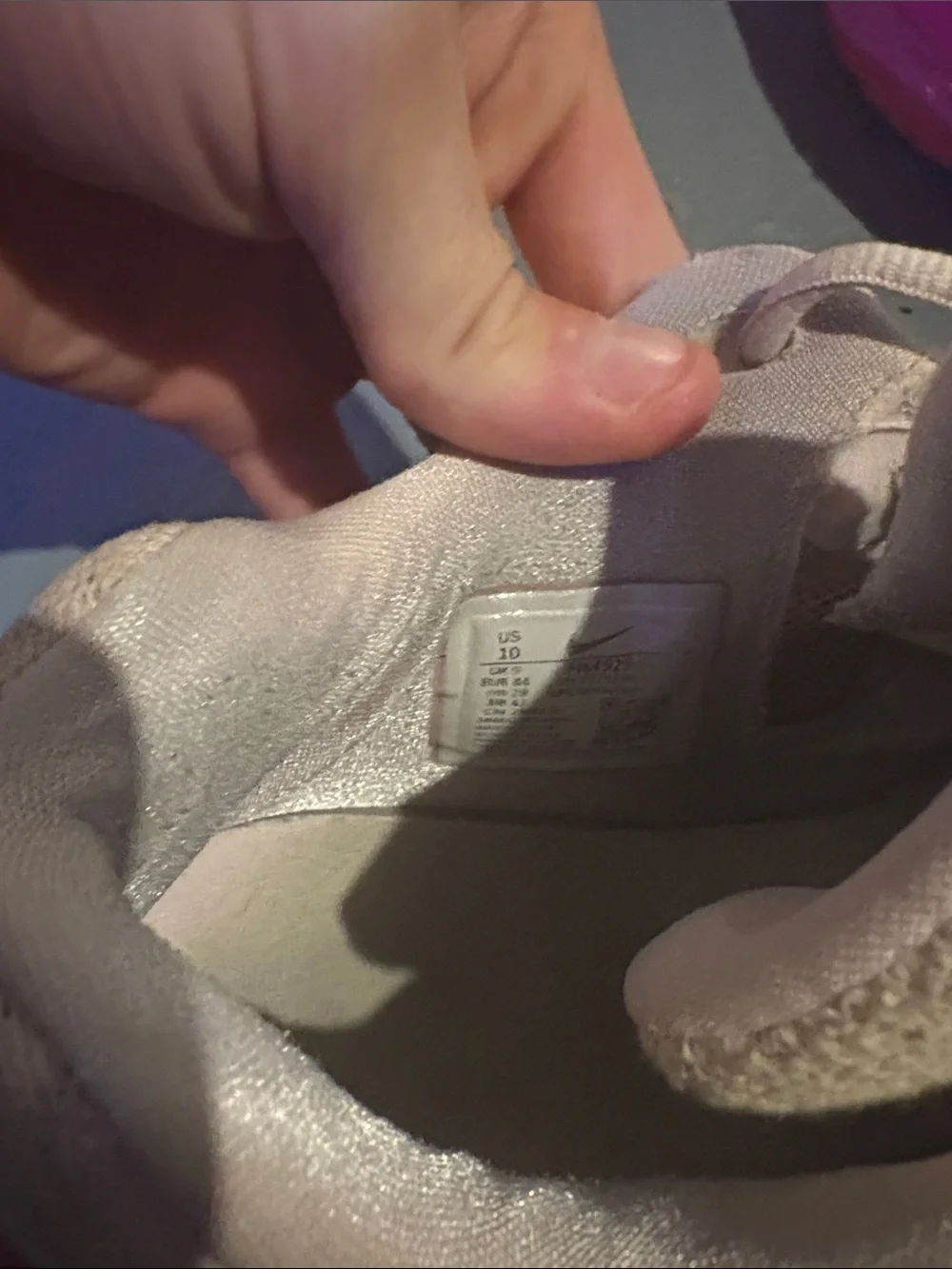 Nike Kids Athletic Sneakers in Pink and White